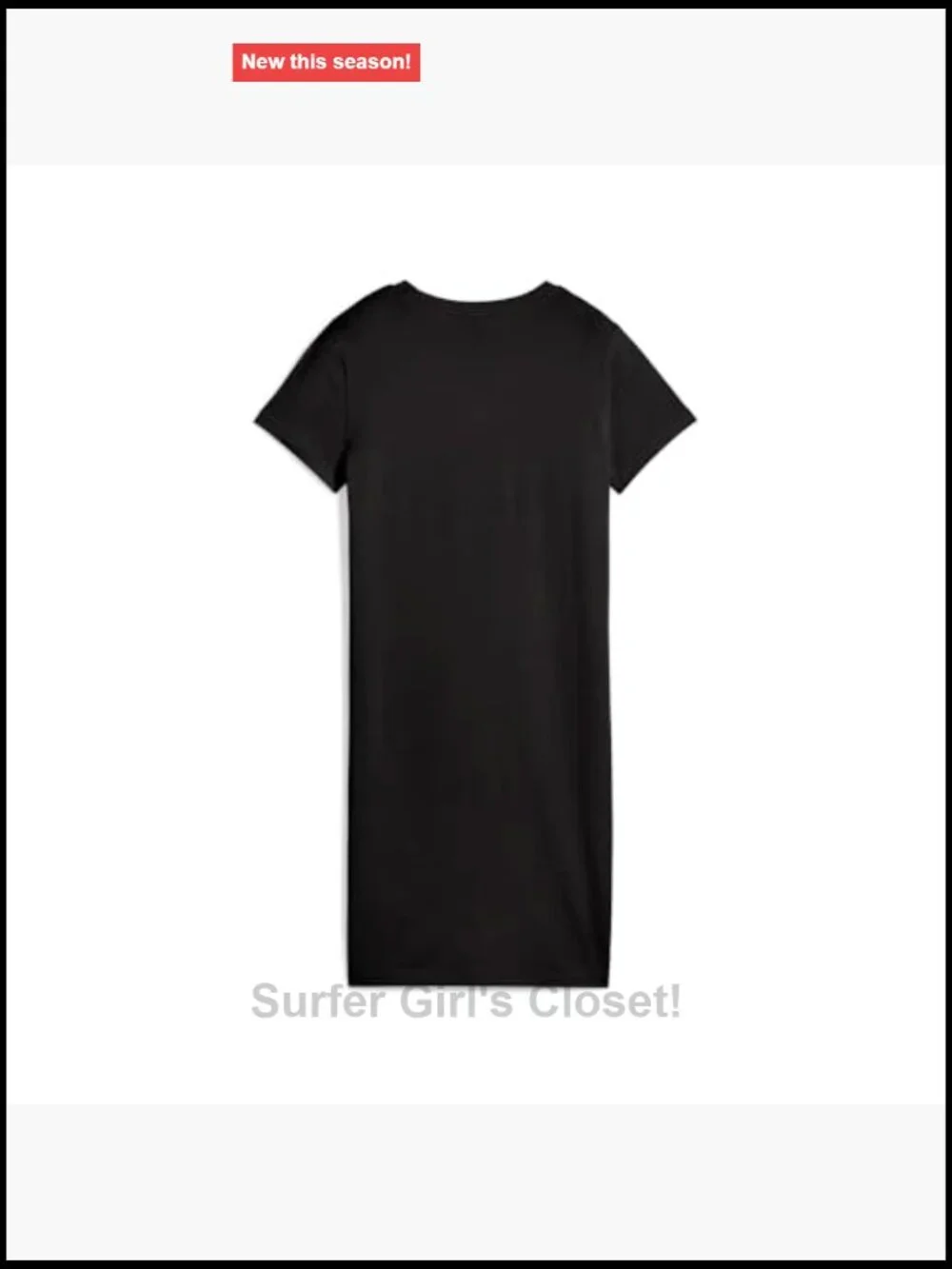 Slim Fit T-Shirt Dress Cotton Elastane Pull On Casual